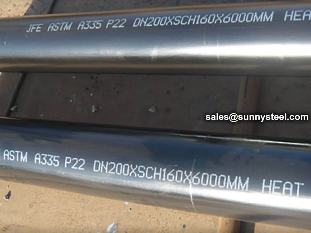 Alloy Steel A335 P22 Pipes