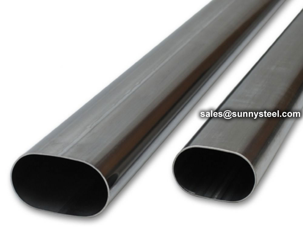 Flat oval pipes