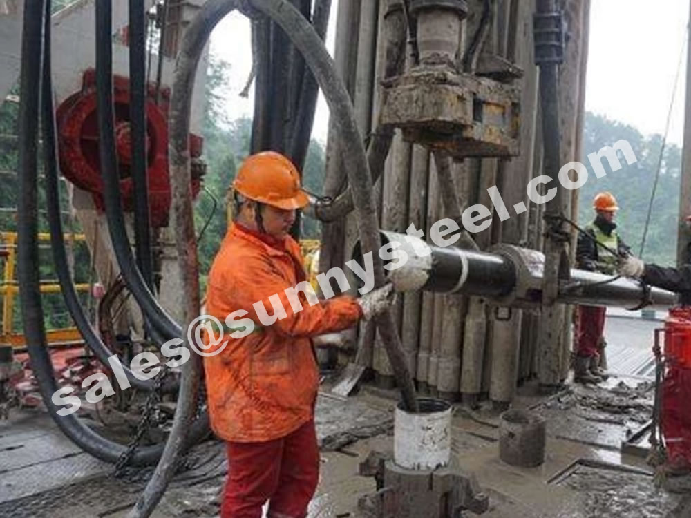 Intall drill pipe