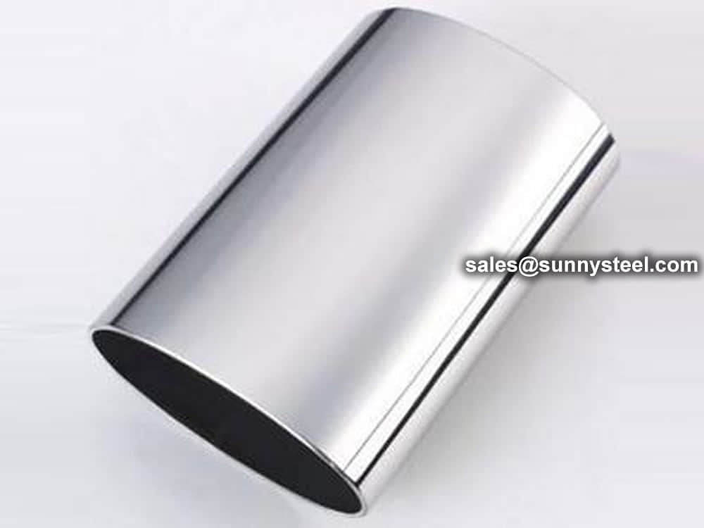 Stainless steel oval pipe