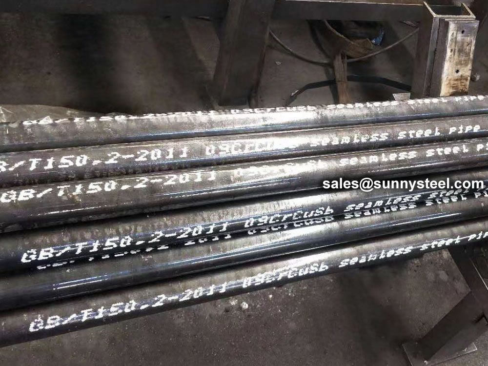 GB/T150.2-2011 09CrCuSb seamless steel pipe