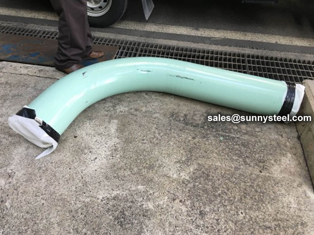 Alumina Ceramic Sleeve Lined Pipe Elbow