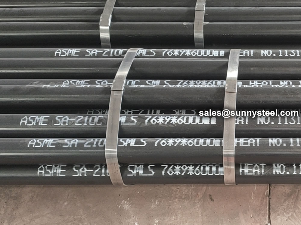 ASTM A210 / ASME SA210 GR. C Seamless Tubes