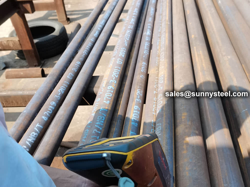 ASTM A213 T91 Seamless Ferritic Alloy-Steel Boiler Tubes PMI test