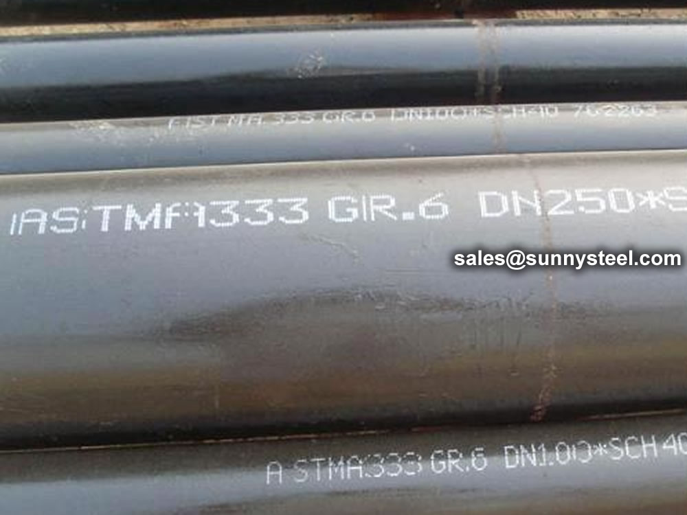 ASTM A333 grade 6 seamless pipe for low-temperature