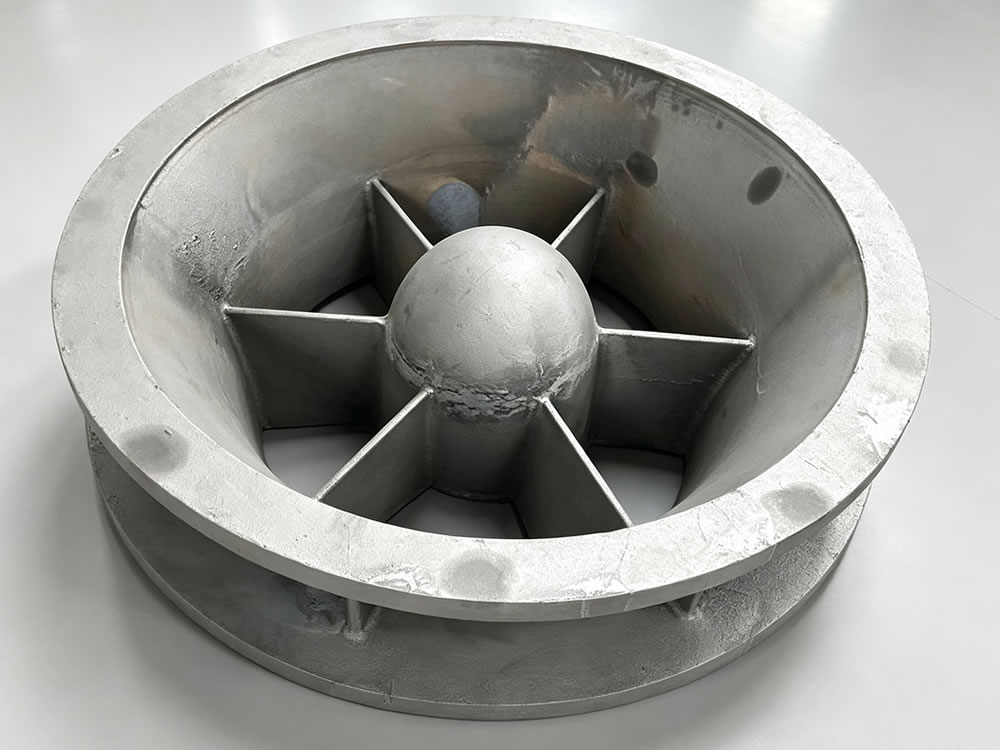 Cast Industrial Axial Fans Multi-Blade Impeller Ventilation Exhaust Blower