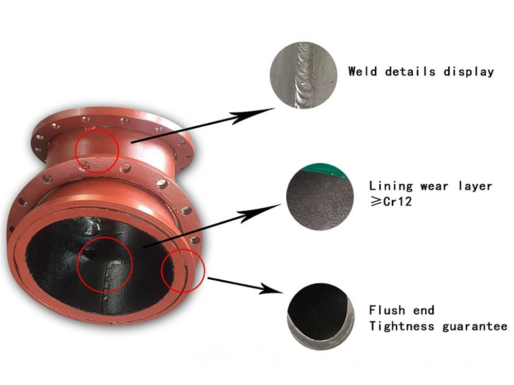 Bi metal clad pipe layer structure