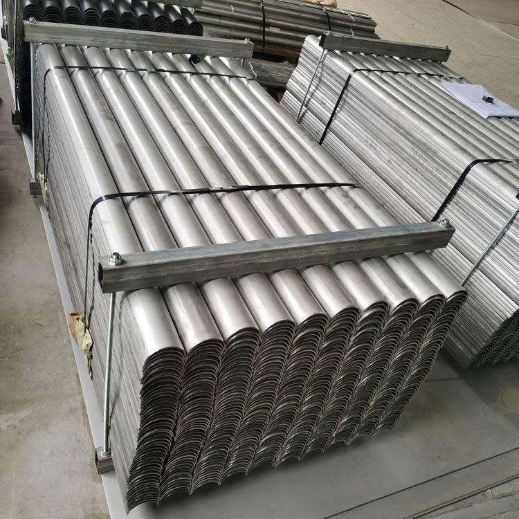 Curved tube shield