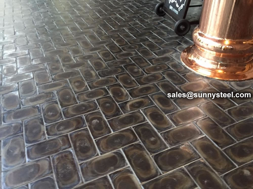 Cast Basalt Floor Tiles