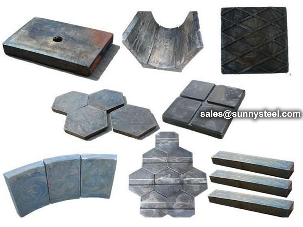 Casted basalt tiles