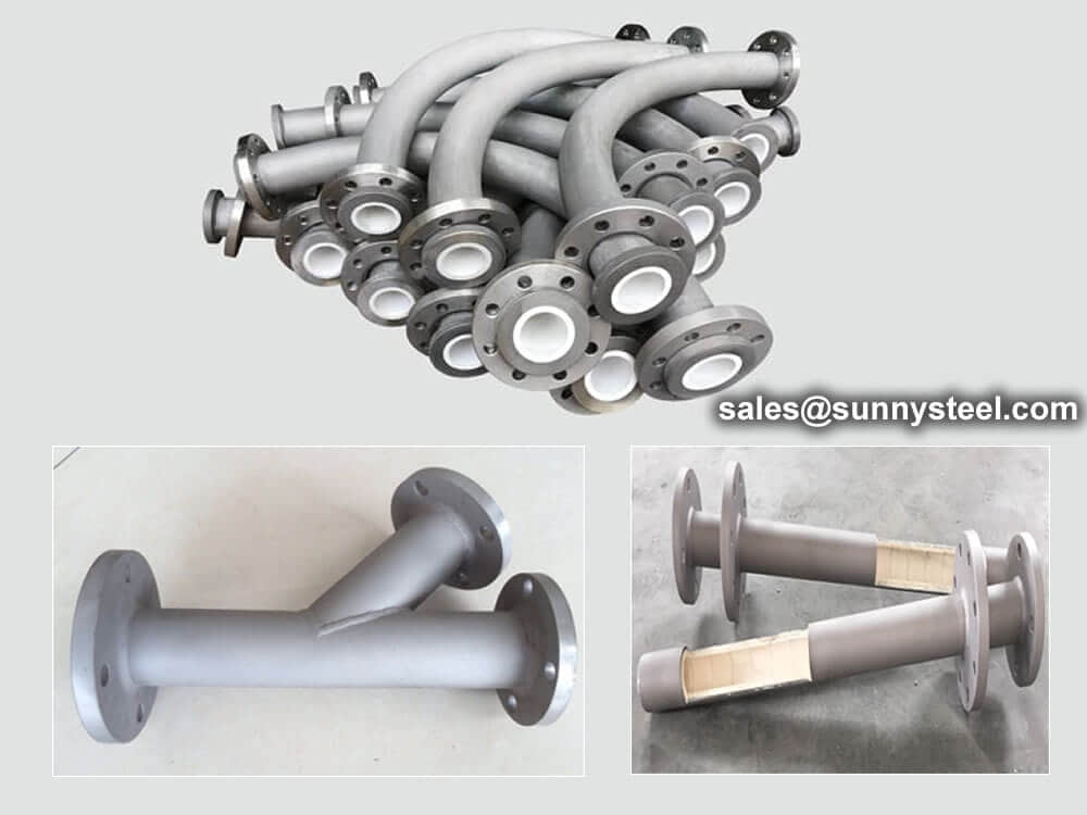 Ceramic Sleeve Lined Pipe For Lithium Battery