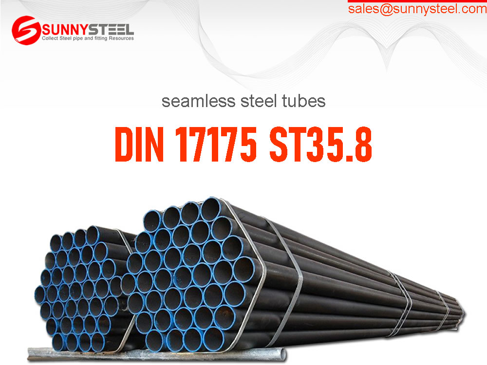 DIN 17175 St45.8 seamless steel tubes
