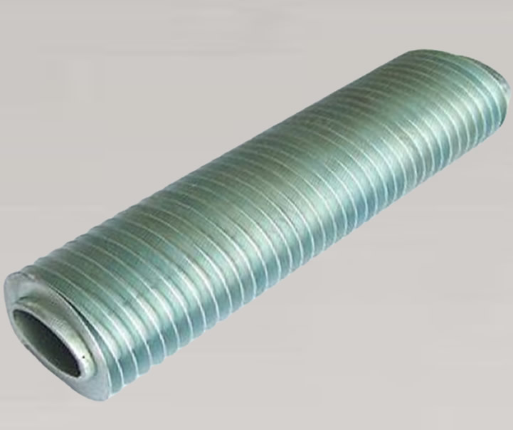 Elliptical oval finned tube