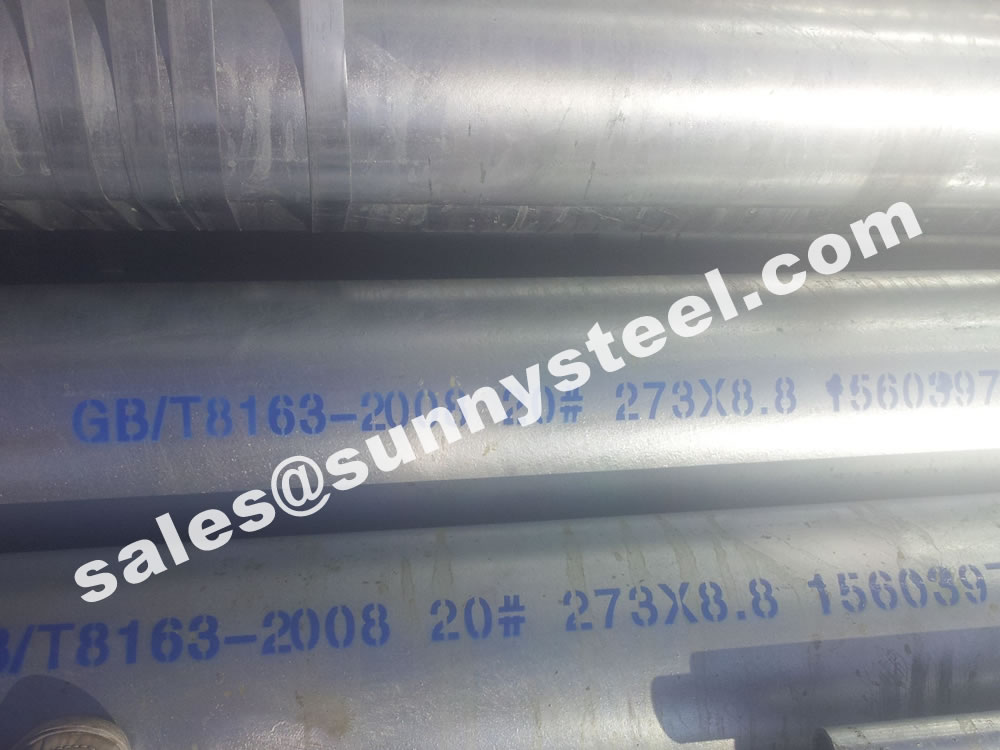 GB/T8163 20# fluid seamless pipe