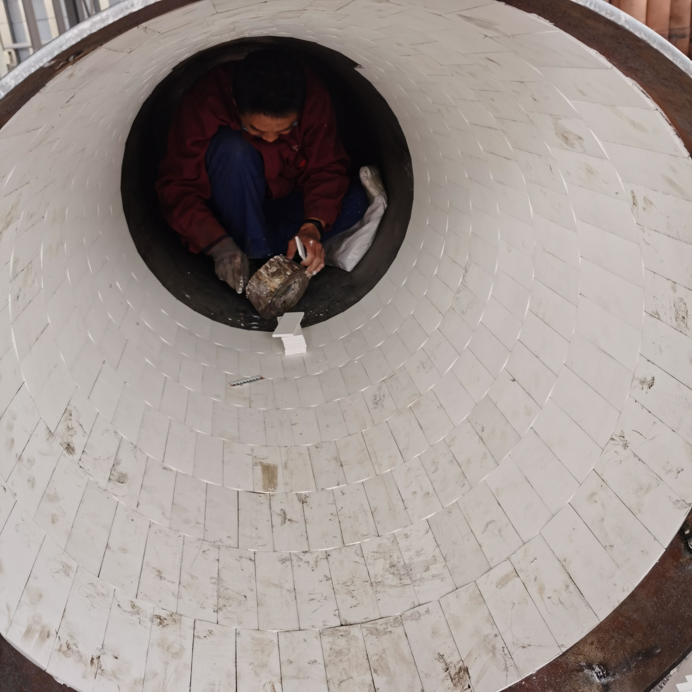 Large Diameter Ceramic Lined Tile Pipe