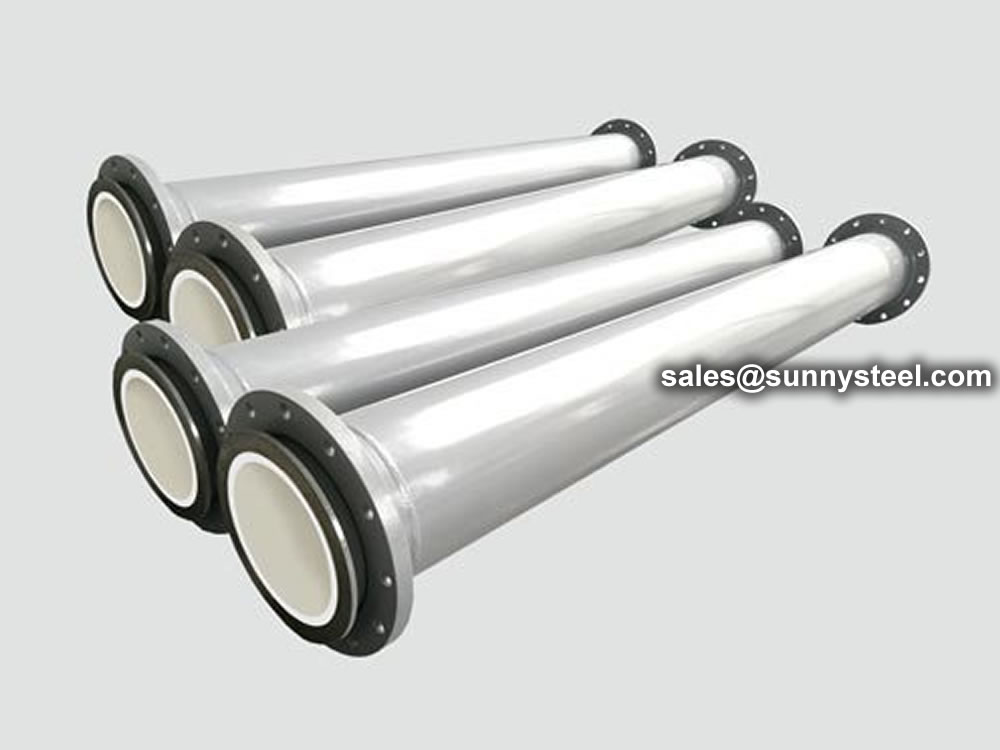 Integral formed wear-resistant ceramic steel pipe