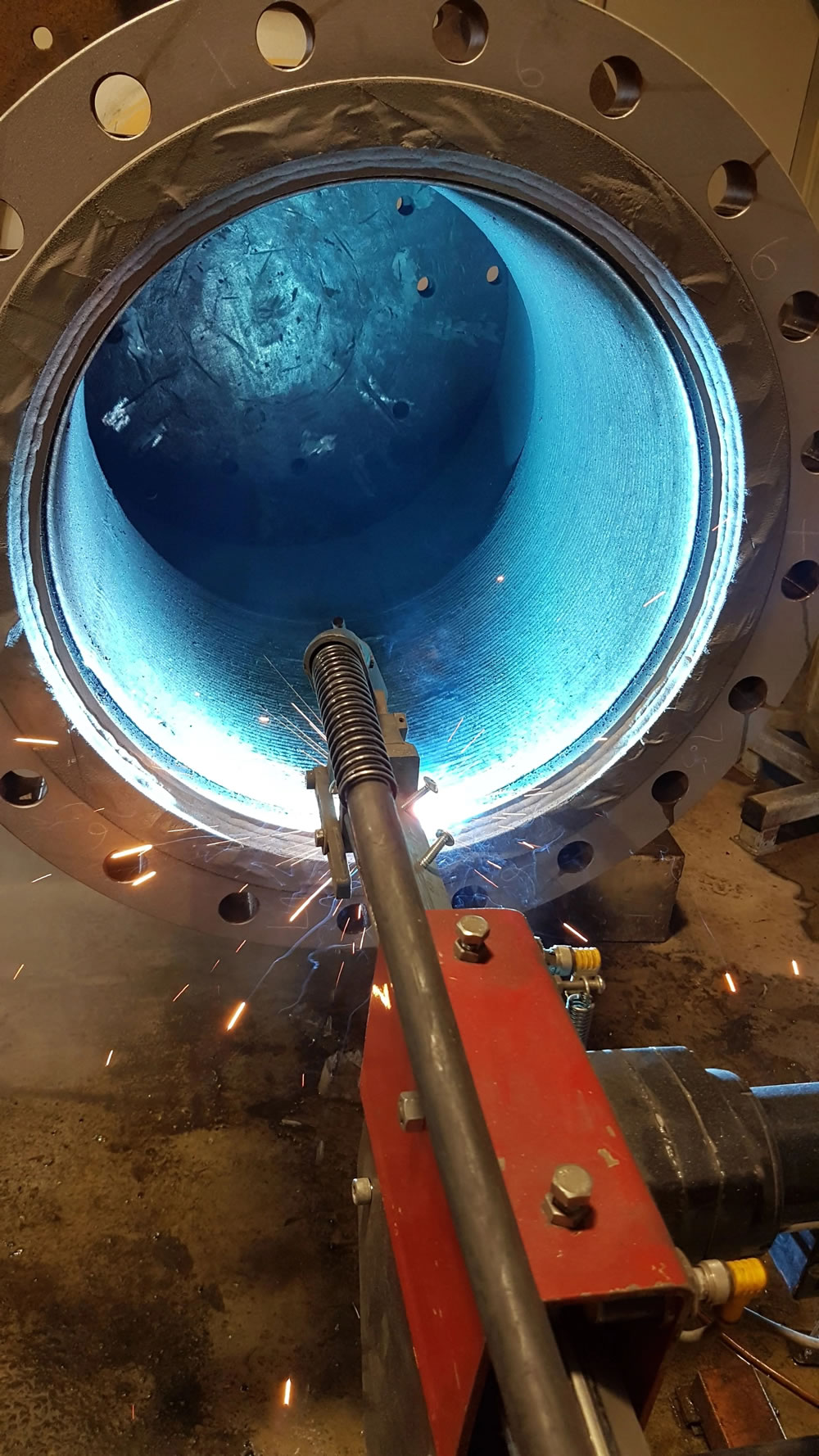 Internal Hardfacing Deposit Preparation