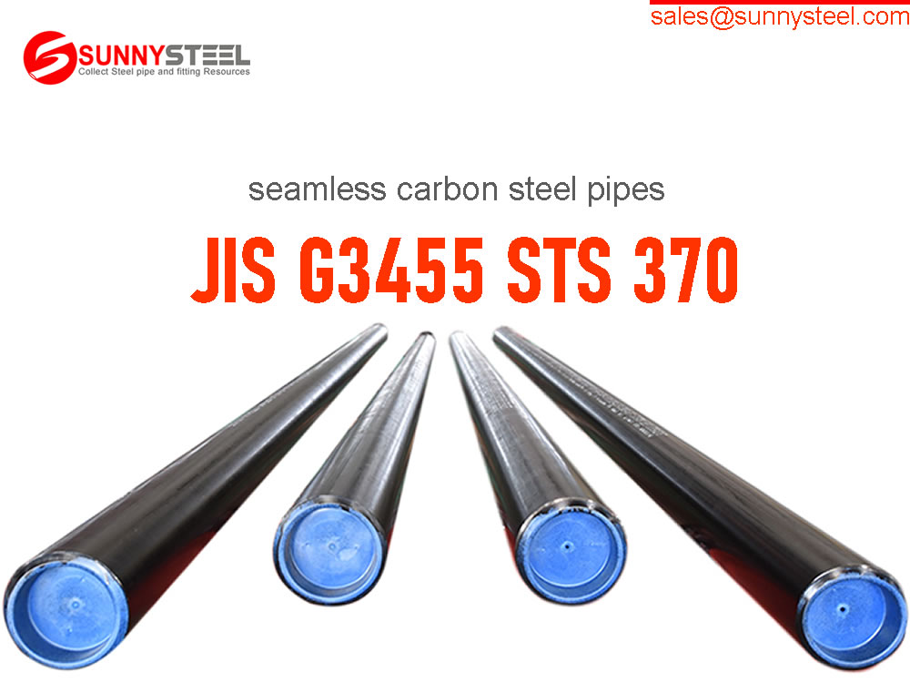 JIS G3455 STS 370 seamless carbon steel pipes