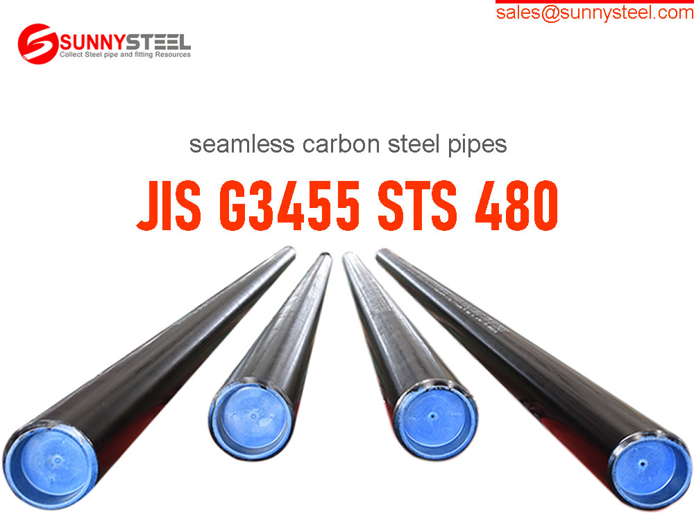 JIS G3455 STS 480 seamless carbon steel pipes