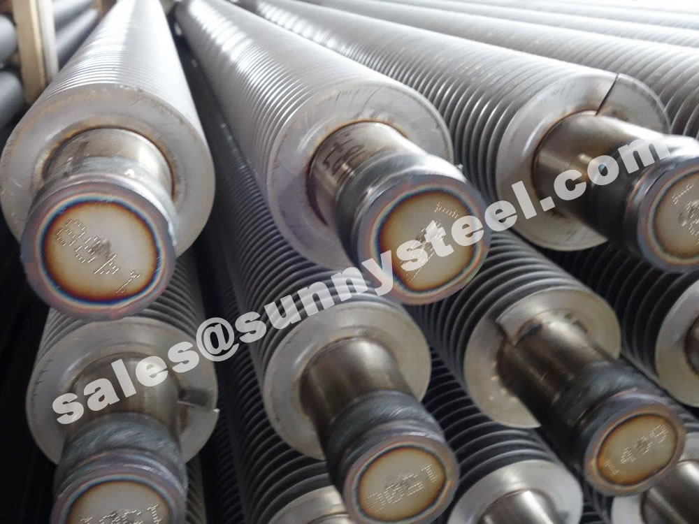 L Type finned tube for heat exchanger