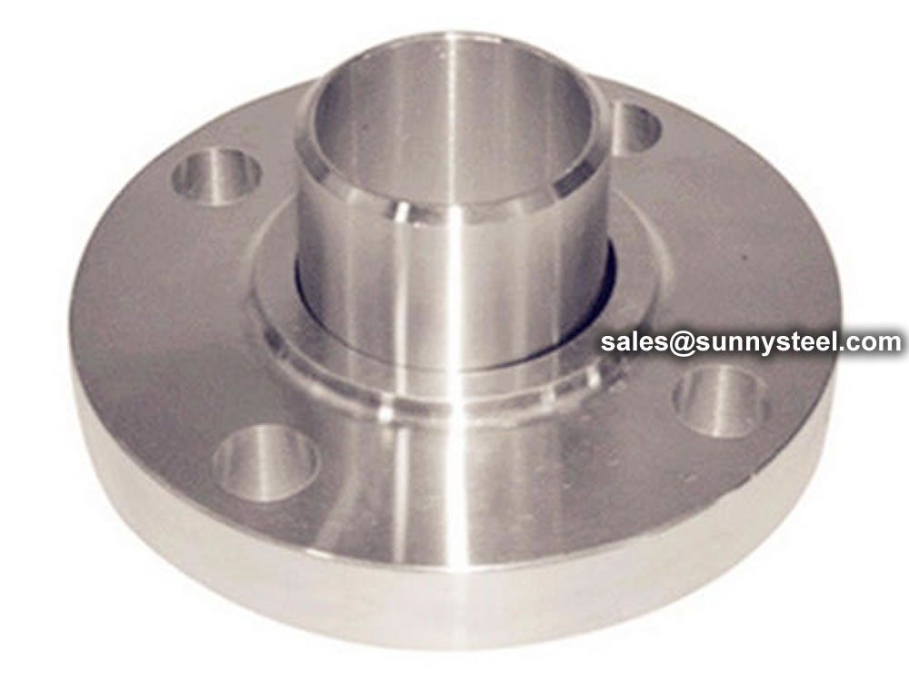 Lap joint flange with stub end