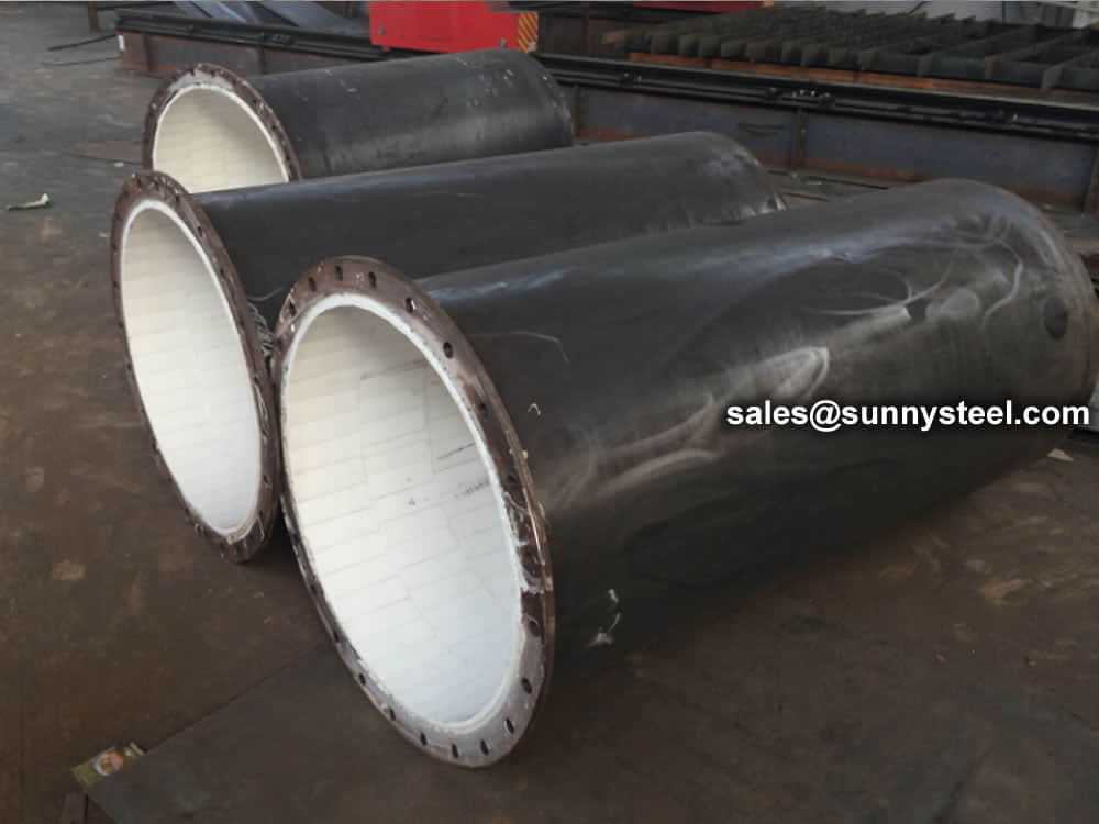 Large Diameter Ceramic Patch Composite Pipe