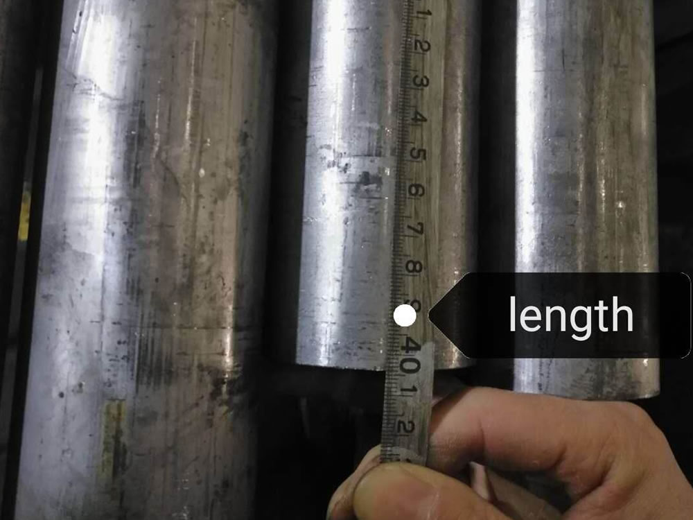 Measure weld stee pipes