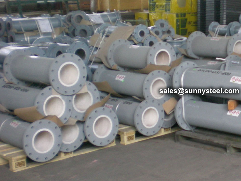 Packaging and delivery of Ceramic sleeve lined pipe