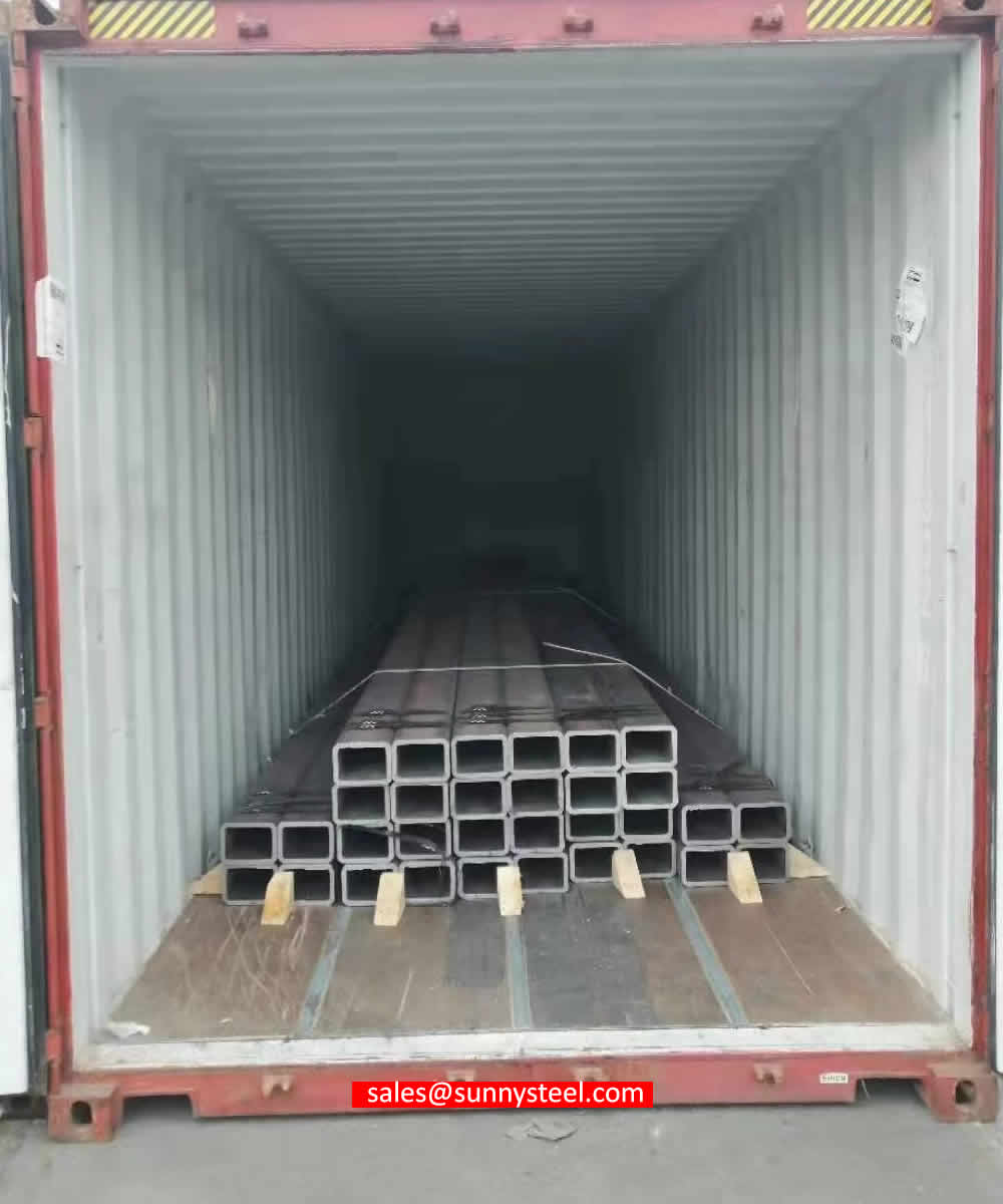 Hot rolled rectangular steel tube