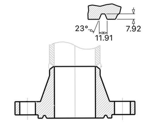 Long Weld Neck Flange