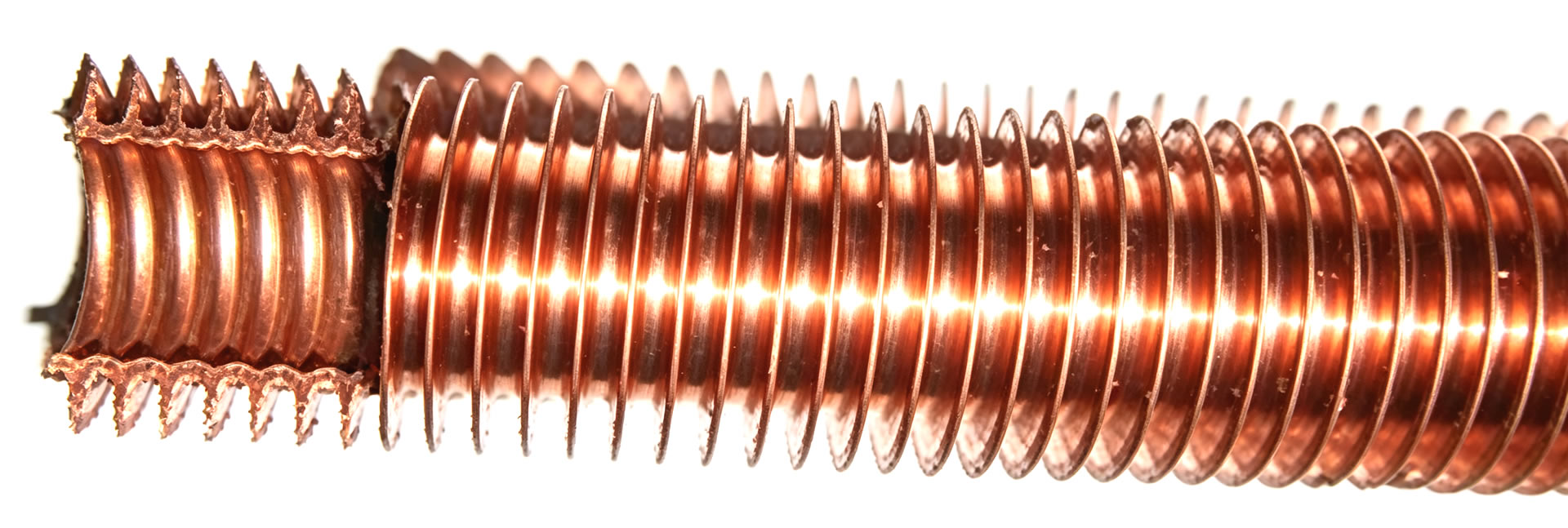 Welded spiral finned tube finished bundles in factory