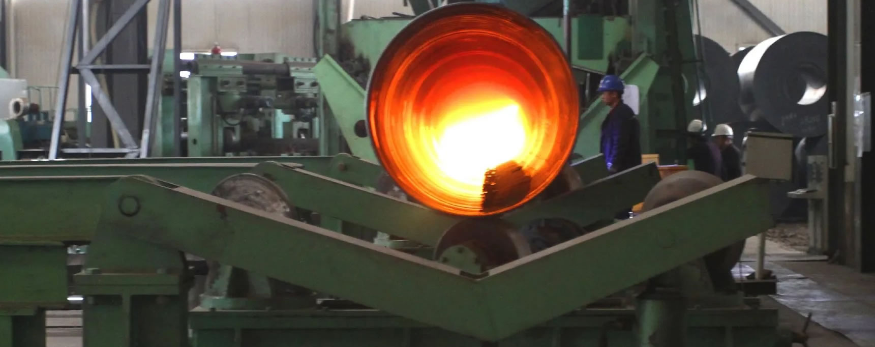 Spiral steel pipe manufacturing process