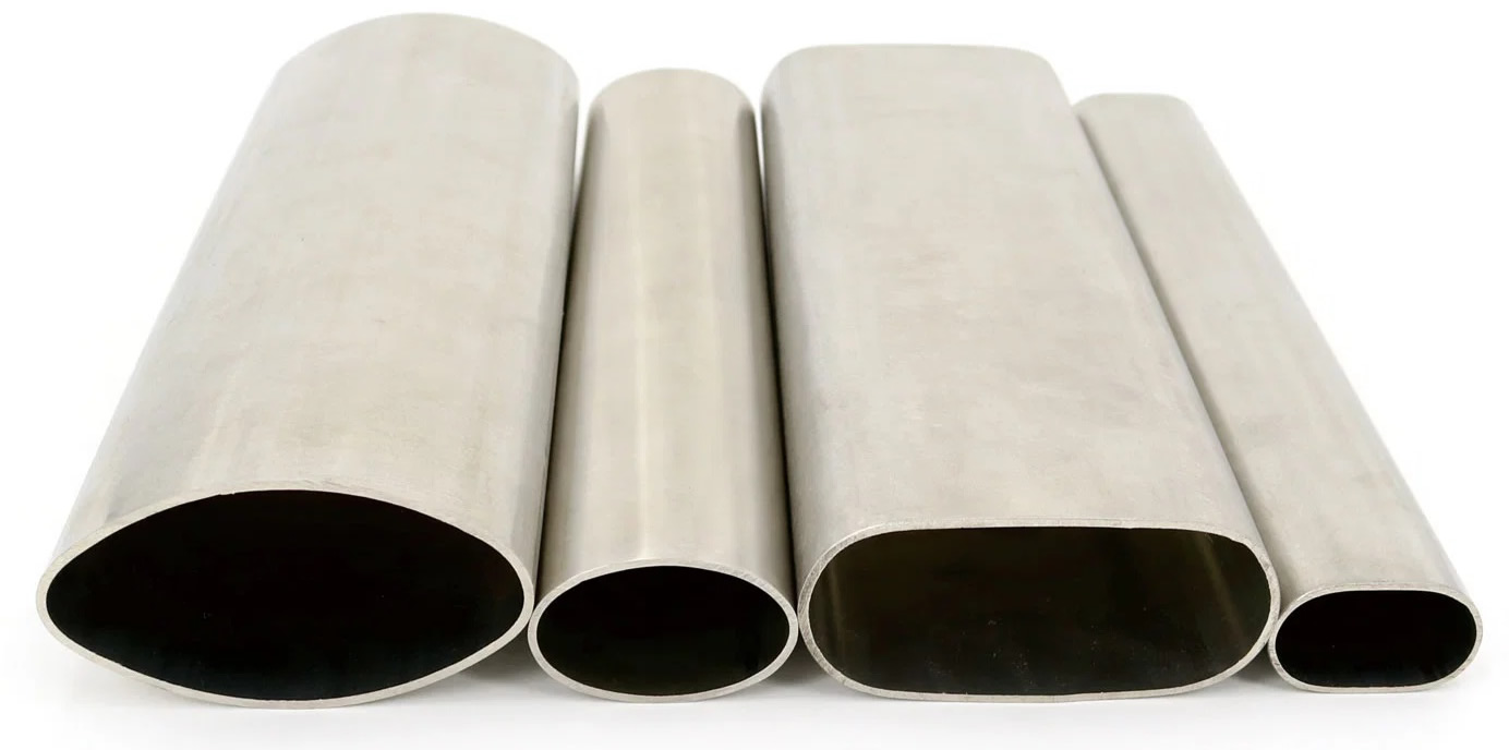 Stainless steel elliptical oval pipes for railings