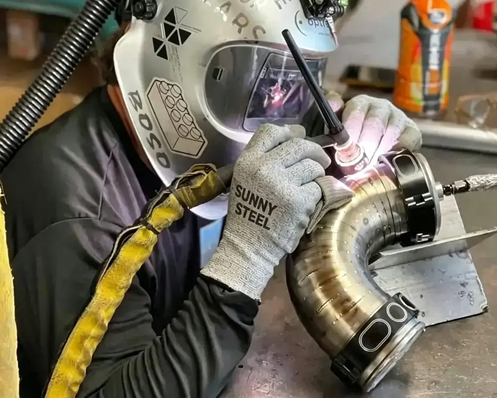 Titanium weldinge