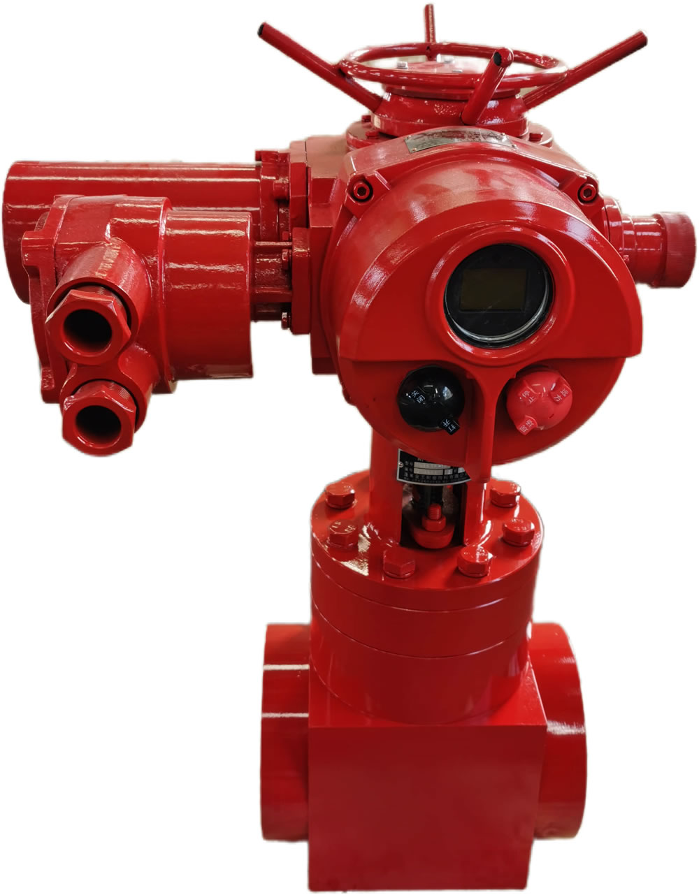 Wear-resistant throttle valve for oil pipeline